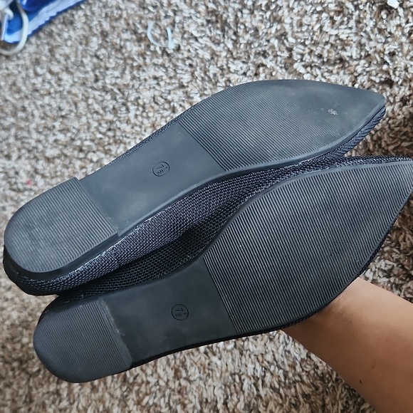 Pointed knit ballet flats size 7.5 - Picture 5 of 7